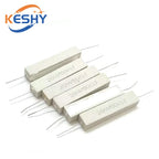 2PCS 20W 5% Cement Resistor Power Resistance 0.1R-10K 0.47 1 1.5 2.2 2.5 3 4.7 5.1 6 10 22 24 33 47 100 1.8K 2.2K 4.7K ohm