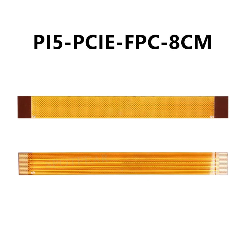 Raspberry Pi 5 PCIE FPC Cable With 90R differential matching Higher Speed 3/4/5/7/8CM For M.2 NVMe SSD