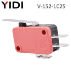 V-15 V-151 V-152 V-153 V-154 V-155 V-156-1C25 Microswitch SPDT Momentary Travel Mini Micro Limit Switch 1NO1NC Roller Lever Arm