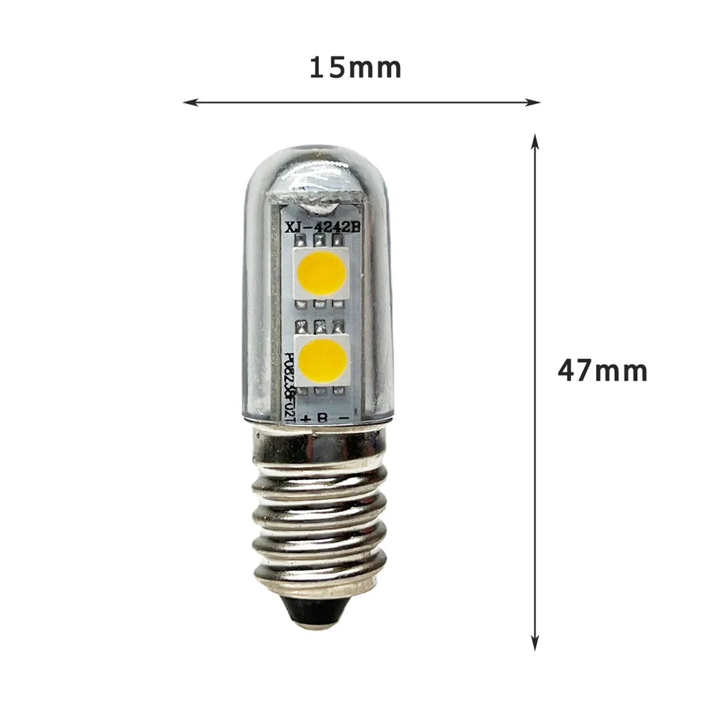Mini E14 LED Fridge Light Bulb SMD5050 0.5W 1W Fridge Microwave Ovens Range Hood Night Table Sewing Machine Lamp Lampada LED