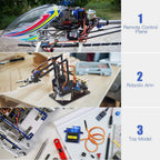 2/5/10pcs Sg90 Servo Motor Micro 9g 180 360 Degree Mount Sg90 Kit Without Metal Gear Pro Rc Car Toy Airplane Arduino Uno Diy