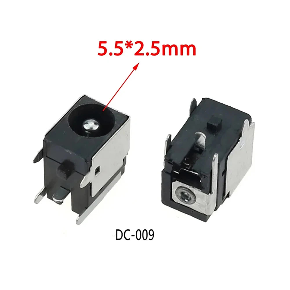 10PCS DC Power Sockets 5521 5525 5.5 X 1.65 / 2.1 / 2.5 mm DC036 DC044 DC044A DC044B DC044C 3-pin 5-pin 6-pin For Laptop DC
