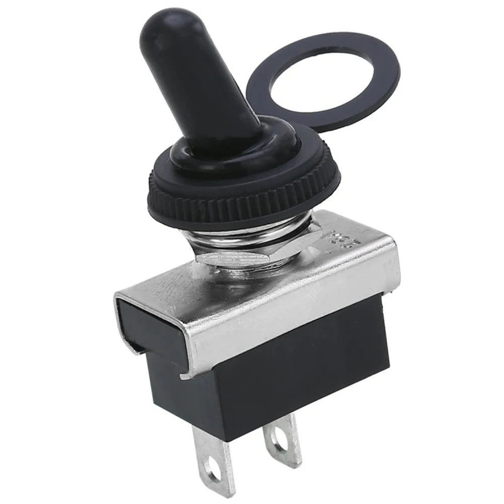 2PCS Toggle Switch KN3D-101 On/Off Switch 25A 12V 2 Pin Locking Electronics SPST SPDT DPDT Power Rocker Waterproof Cap