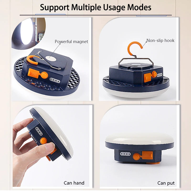 MOSLIGHTING 9900mAh Camping Light Portable Rechargeable Multifunctional LED Flashlight Fishing Emergency Maintenance Tent Lamp