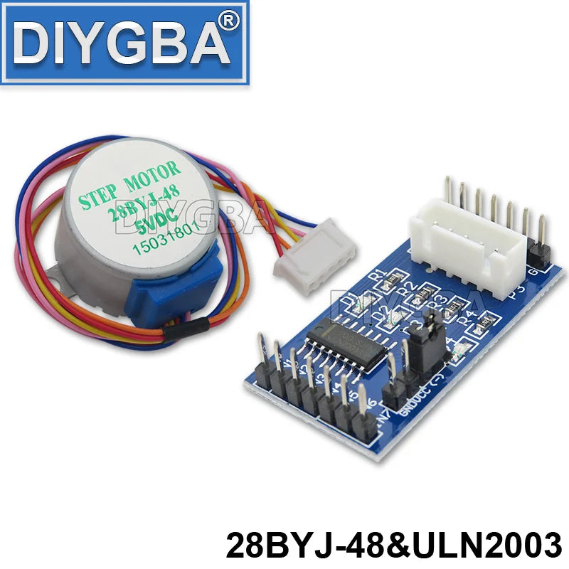 ULN2003 5V Reduction Step Motor 28BYJ-48 Gear Stepper Motor 4 Phase Step Motor Green/Blue SOP ULN2003A DIP UL2003AN