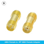 2Pcs/Lot SMA/RP SMA Male to RP SMA Female Straight Adapter RF Coaxial Connector Converter for WIFI 4G Antenna Wholesale