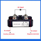 100A MDQ100A-12V 24V 36V 48V 60V 220V 600V 800V  1000V 1200V 1600V MDQ100A single-phase rectifier bridge AC-DC module 100Amp 160