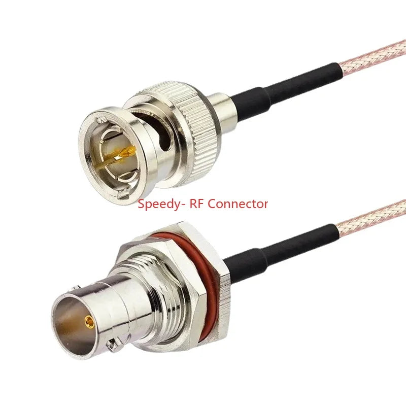 75 Ohm RG179 Pigtail Cable BNC Male Straight Right angle To BNC Male Female for HD-SDI 3G-SDI Vedio CCTV Camera Camcorder  RF