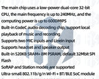 1pcs Original WiFi + Bluetooth module ESP32 serial to WiFi / audio module / ESP32-A1S module