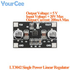 5pcs/1pc LT3042 LT3045 Single Power Linear Regulator Module 3.3V 5V 12V Low Noise Ripple Radio Frequency Power Board 200mA 500mA