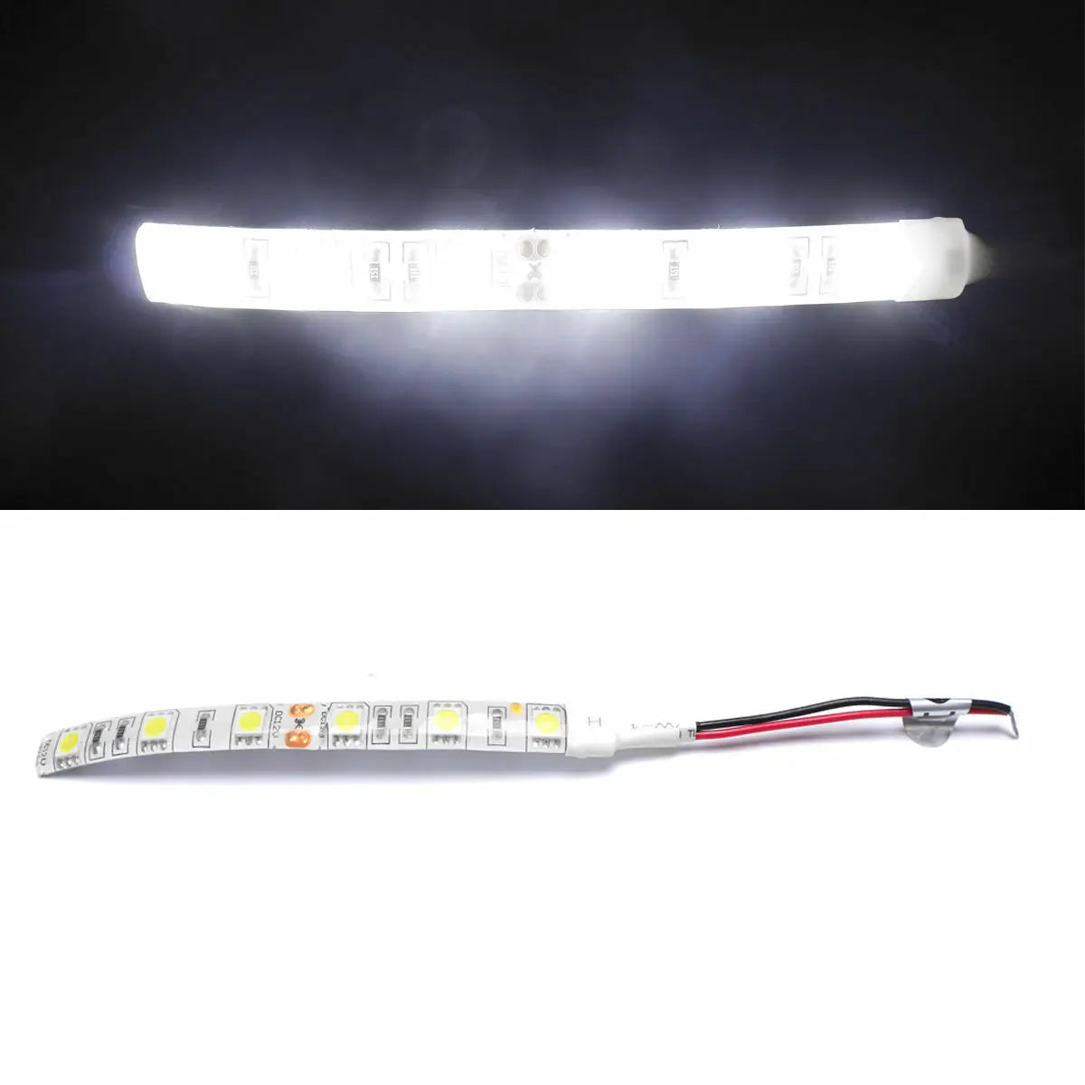 10pcs 12V 24V 10cm 20cm 30cm 50cm 1m 5m LED Flexible Strip Soft Strip Tape Waterproof IP65 IP30 Yellow Red Green Blue Pink 4000k