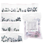 50PCS 2A333J 2A224J 2A683J 2A334J Polyester Film Capacitor Assorted Values J Tolerance for Electronics 2A333J DIY 2A152J