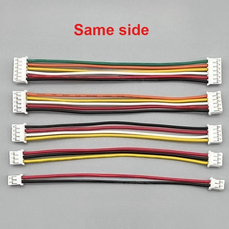 10pcs PH2.0mm Single/Double Male Plug Connector with Wire 6/10/20/30/50cm 26AWG 2/3/4/5/6/7/8/9-12Pin Jumper Cable For Arduino
