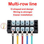 O-type Ground Lugs Terminal Cold-Pressed Copper Tab Wiring Nose Wire Lugs Crimp Wire Connector Eyelets Cable Connection Clamp