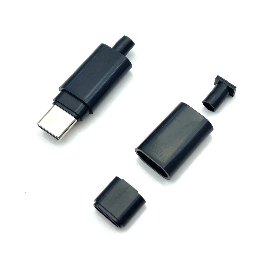TYPE-C Male Plug Plastic Housing USB-C Plastic Shell C Type Connector Adapter Housing Type-C Charging Plugs Plastic Casing