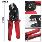 CLN-58B 0.25-1.5mm² Open Barrel Terminals Pliers Crimping Tool (24-16AWG) for JST, DuPont, Molex, PH XH 2.54 3.96 4.2mm Pitch