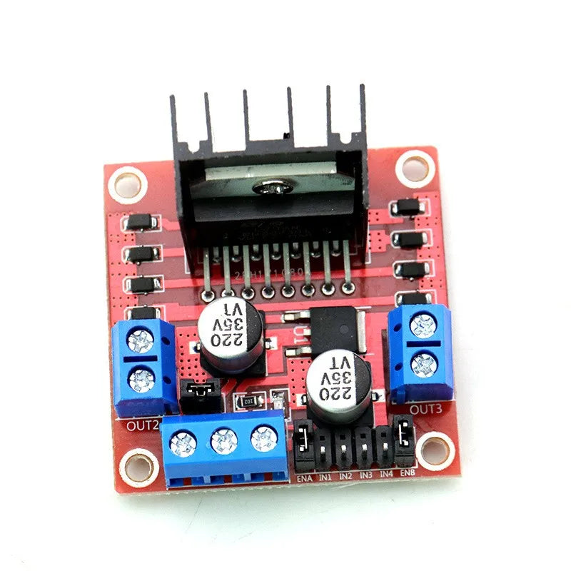 1/2/5pcs L298N Driver Board Module Dual H Bridge DC Stepper Motor Smart Car Robot Breadboard High Power L298 DC Motor Driver