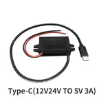 15W 12V 24V to 5V 3A DC-DC Step Down Buck Converter Regulator Power Supply Module Mini USB Micro USB Male Female Type-C Adapter