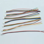 10pcs Micro GH1.25 Silicon/PVC 2P 3P 4P 5P 6pin wt Latch 20cm Single End Male Plug Housing Termianl Wire Cable Connector