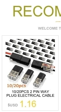 30-100 Pcs Cable Wire Connectors Mini Quick Terminal Block Electrical Connectors Reusable Type Quick Plug-in Terminals