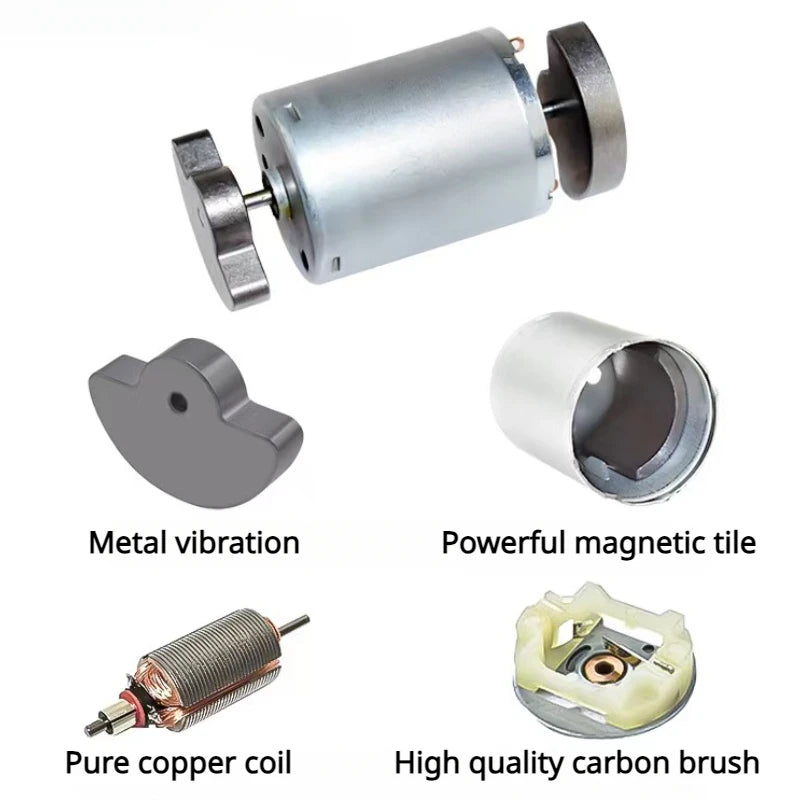 High Speed 6000rpm/8500RPM Strong Vibration 6V 12V 24V DC Vibration Motor For Micro Massage Eccentric Industrial Small Motor