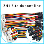 5PCS XH2.54/PH2.0/HY2.0/ZH1.5/MX1.25/SH1.0 To Dupont Line Cable 1P Female 2/3/4/5/6/P 20CM 26AWG 28AWG Jumper Wire
