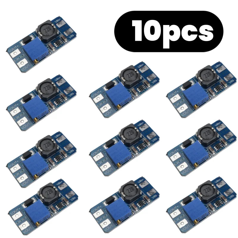 MT3608 Boost Module DC-DC Step Up Converter 2A 2V-24V to 5V-28V Adjustable Type-C MICRO USB for Arduino DIY 18650