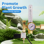 CO2 Monitor Controller Concentration Tester Carbon Dioxide Monitor NDIR Sensor CO2 Pressure Regulator Valve for Greenhouse