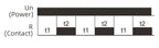 Cyclic Time Relay 220V 24V 12V AC/DC Asymmetrical Flashing Relay between ON and OFF Recycle Timer Repeat Time Adjustable