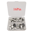 40Pcs Type C USB Connector Female Charging Port Jack 6/16Pin Type-C Socket PCB Soldering SMD SMT DIY Repair Type C Adapter