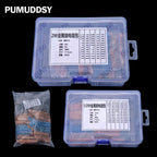 60Values 0.1R 100R 200R 1/2W 1W 2W 3W 1% Metal film resistors kit dip  300R 1K 2K 3K Resistor