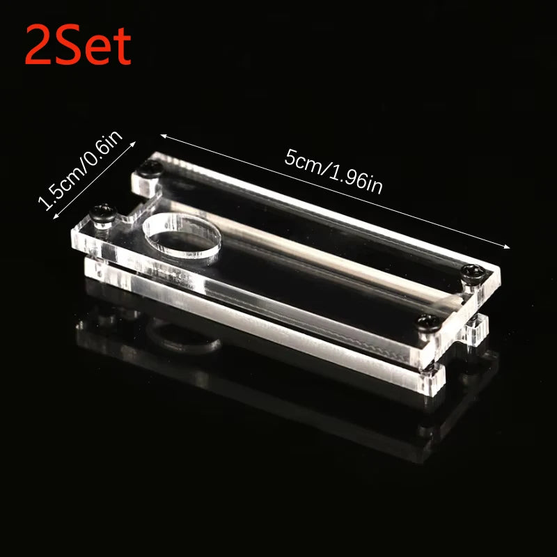 1Set Acrylic Hard Shell Transparent Protector Case Fixing Bracket with Screw for Raspbery Pi Pico Board