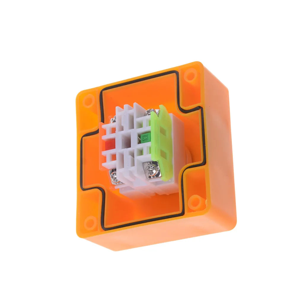 Red Sign Emergency Stop Mushroom Push Button Switch NO+NC AC660V/10A