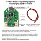 1/3/5/10PCS Type-C Fan Control Board Interface 9V Boost 3-Speed Rechargeable Circuit Board Charging Module USB