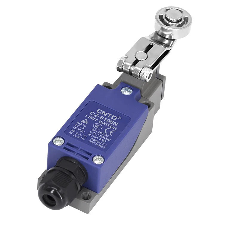 CNTD CZ-8105N Vertical Limit Switch IP65 5A 250VAC SPDT NO NC Roller Lever Micro Switch for CNC Machine