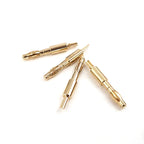 4pcs 4mm Goldplated Full Copper Banana Insulated panel plug Musical Speaker Connector Black and Red