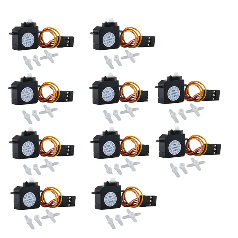 DM-S0020 2.1g Mini Micro Servo 180° Plastic Gear Servomotor 4.8V-6V for RC Hobby/DIY Toys Ultra-Light Coreless Motor