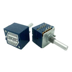 1pc  ALPS RK27 Dual-unit Serrated Volume Rotary Potentiometer 5kX2 10k 20k 50K 100K 250k 500k Round/Flat Shaft 6Pin Leng 25mm
