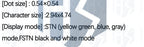 LCD2004A I2C 20x4 Blue Character LCD Module - HD44780 Driver with IIC Serial Interface for Arduino