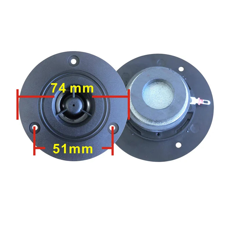 SOTAMIA 2Pcs 3 Inch Dual Magnetic Tweeter Sound Speaker Driver 8 Ohm 10W Treble Loudspeaker DIY Home Audio Bookshelf Speakers