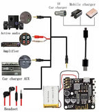 1-10pcs Bluetooth 5.0 Audio Receiver Board MP3 Lossless Decoder Wireless Stereo Music Module 3.7-5V XY-BT-Min