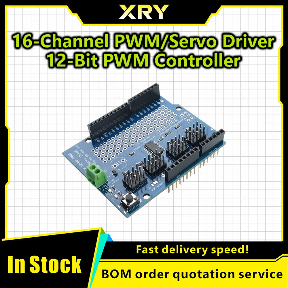 TB6612 L293D IIC I2C Mosfet Stepper Motor Module PCA9685 Servo Driver Shield Module For Arduino Robot PWM Leonardo Replace