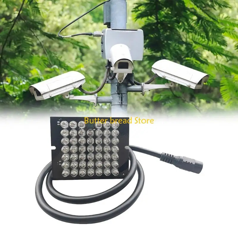 W89C 48 LED 940nm IR Illuminators Long Ranges For Surveillances Camera DC12V