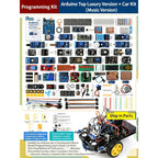 Arduino UNO R3 Starter Kit - Scratch Programming STEM Learning DIY Electronics Development Board Compatible with Arduino IDE for
