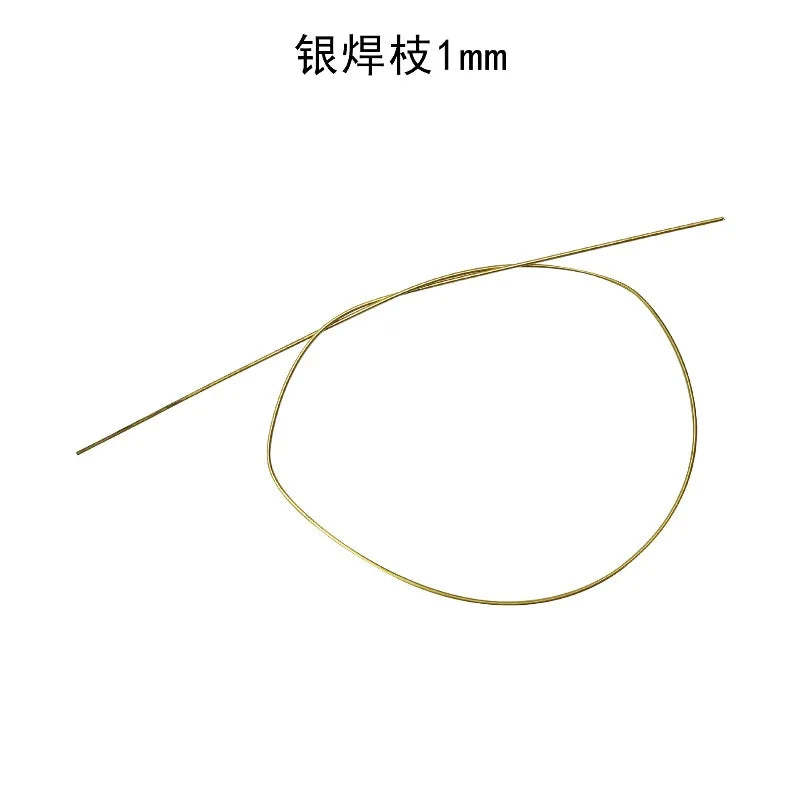 Silver Solder Wire Low Temperature Easy-Flow Low Melting Point Solder Rods (0.5/0.7/1.0/1.5mm Diameter) for Jewelry Welding