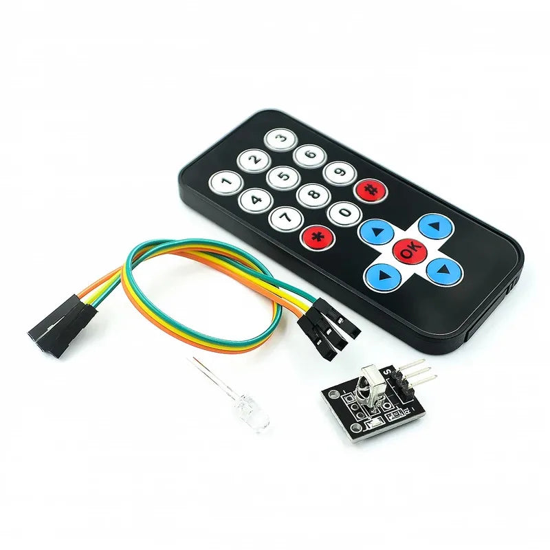 1-10pcs 1Set Infrared Remote Control Module Wireless IR Receiver Module DIY Kit HX1838 for Arduino Raspberry Pi