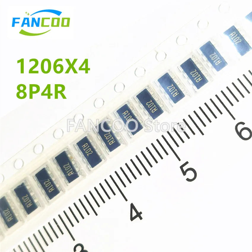 100pcs 1206x4 1206 1206*4 8P4R Original new 1k 10k 47k 473 2K 202 2.2k 2k2 222 100k 104 103 res network SMD 33k 333 102 4.7K 472