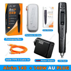 MINIWARE AirGo 140 Portable Hot Air Gun Soldering Station 140W PD USB C BGA Desoldering Rework Tool Smart Sleep Stand Kit