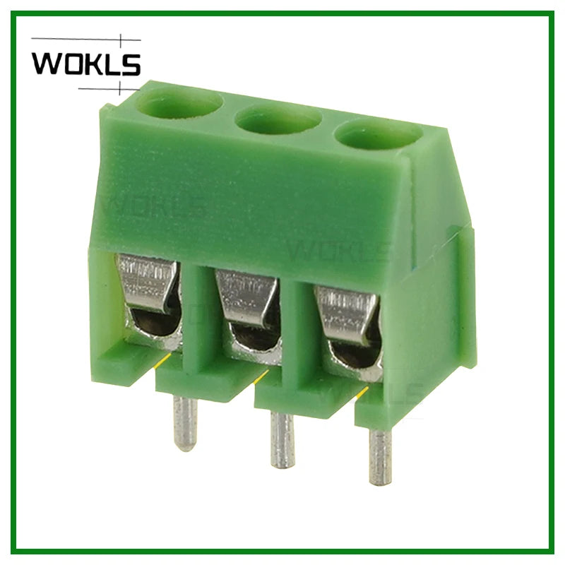 25PCS/50PCS KF350 KF396 300v 10A Pitch 2 3 Pin Spliceable PCB Screw Terminal Block Connector FOR 24-18 AWG CABLE DG350 3.5 3.96