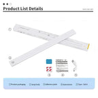 10-60cm USB Rechargeable Ultra-Thin Motion Sensor Light Magnetic Mount  3-Color Adjustment Under Cabinet Light for Home Office